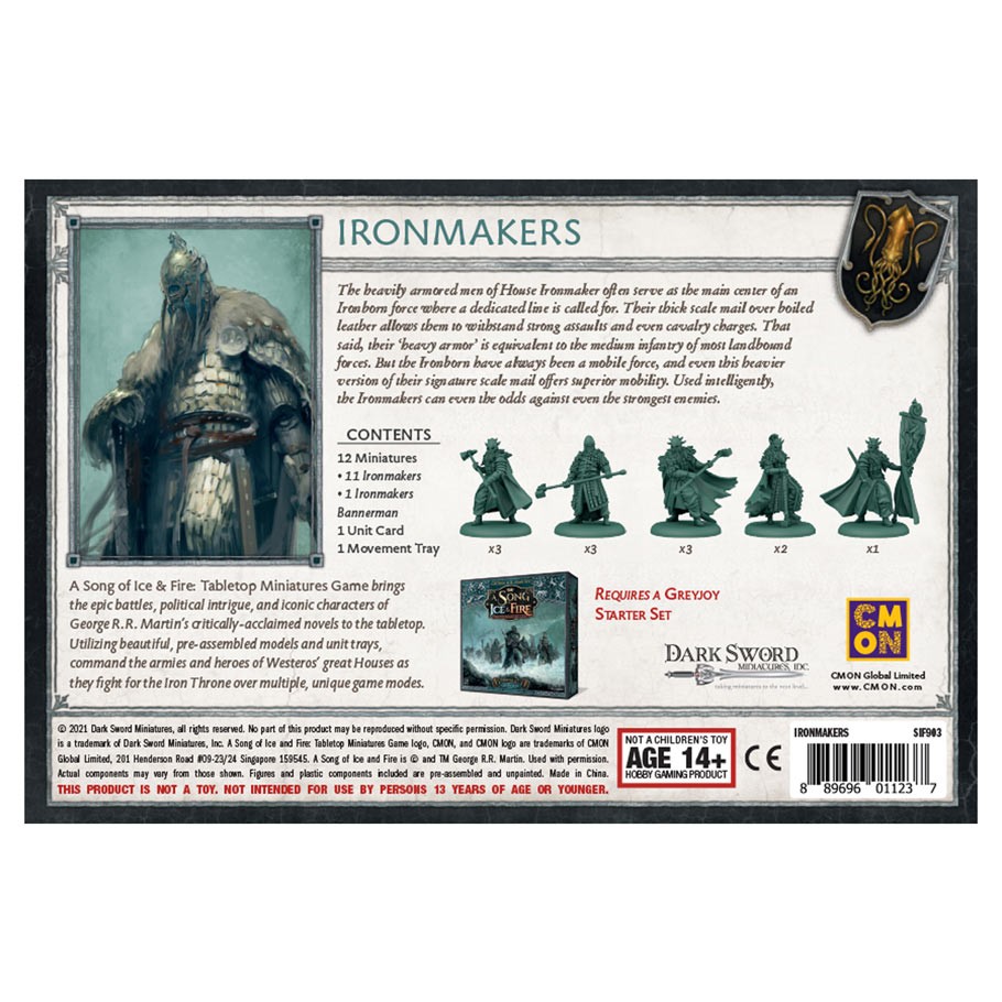A Song of Ice and Fire : Tabletop Miniatures Game - Ironmakers